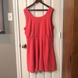 Pink dress with big bow